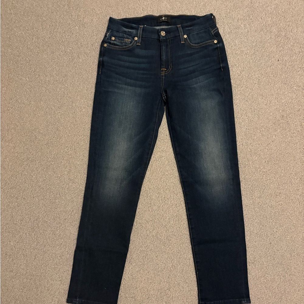 Dark Blue Denim Jeans
